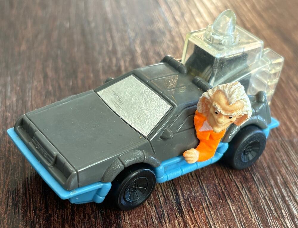 Vintage 1991 McDonalds Back To The Future Docs DeLorean Happy Meal Toy Car Promo